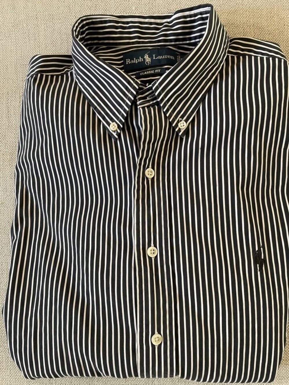 Polo Ralph Lauren Vintage Stripe Button Down Shirt XL
